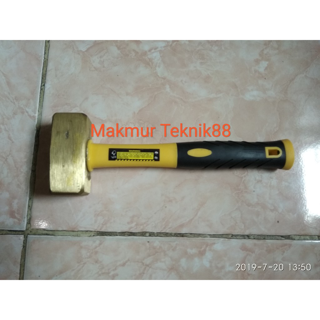 Jual Palu Kuningan Gagang Fiberglas 3 Lbs Shopee Indonesia