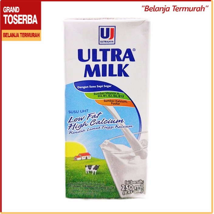 Jual Ultra Milk Low Fat Hi Calsium Ml Shopee Indonesia