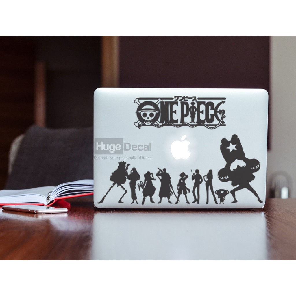 Jual Decal Sticker Macbook Sticker Laptop - One Piece All Nakama ...