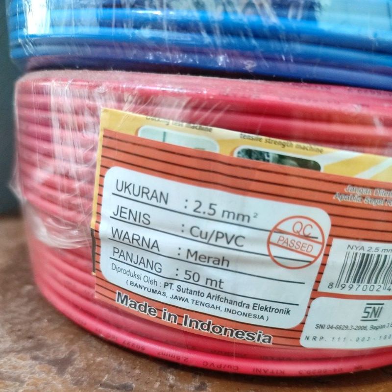 Jual Kabel Kawat Nya Mm Harga Meter Kitani Tembaga Murni Sni Shopee Indonesia