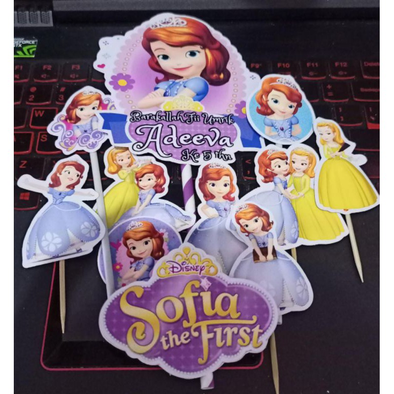 Jual sofia the first cake topper hiasan kue | Shopee Indonesia