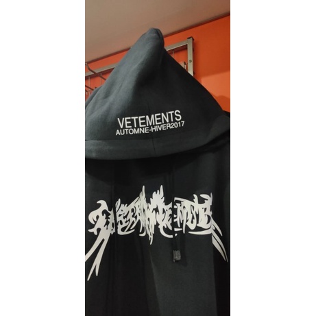 Jual REAL PICT HOODIE VETEMENTS METAL PENTAGRAM VETEMENTS PENTAGRAM HIVER 2017 Shopee Indonesia