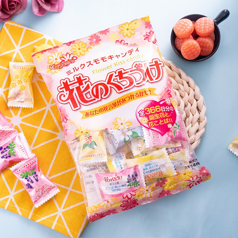 Jual Kasugai Flower Kiss Candy [Milk Plum Candy] Shopee Indonesia