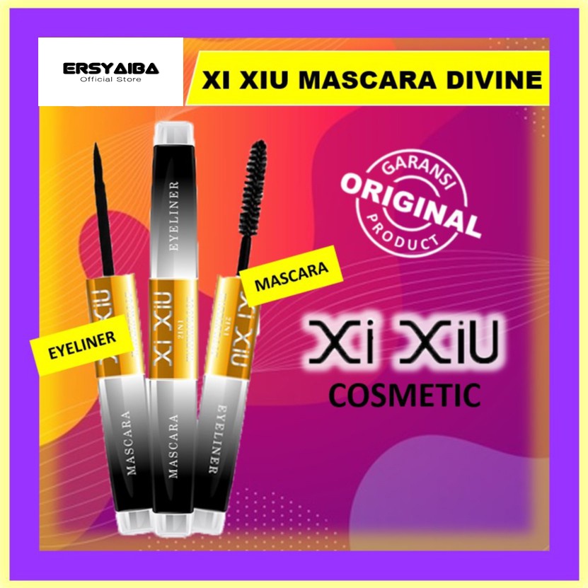 Jual XI XIU Divine 2 in 1 Mascara & Eyeliner ( ️BPOM) Shopee Indonesia