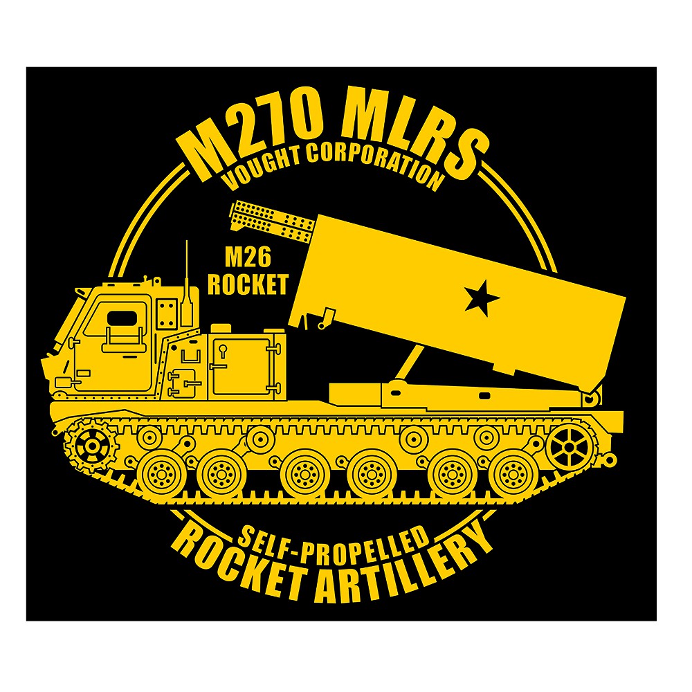 Jual M270 Multiple Launch Rocket System Artillery Double Lines Cutting ...