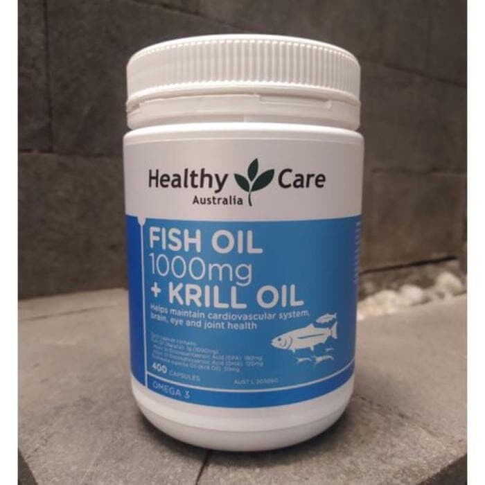 Jual Ready Healthy Care Fish Oil 1000mg + Krill Oil 400 kapsul Shopee Indonesia