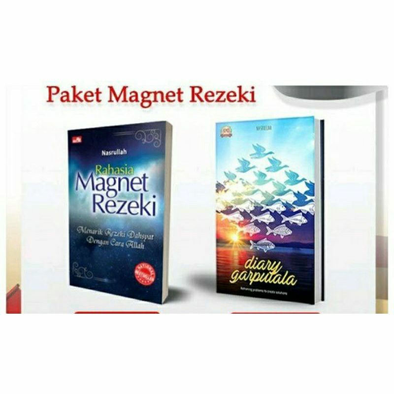 Jual KMO// PROMO Buku Paket Rahasia Magnet Rezeki Dan Diary Garputala ...