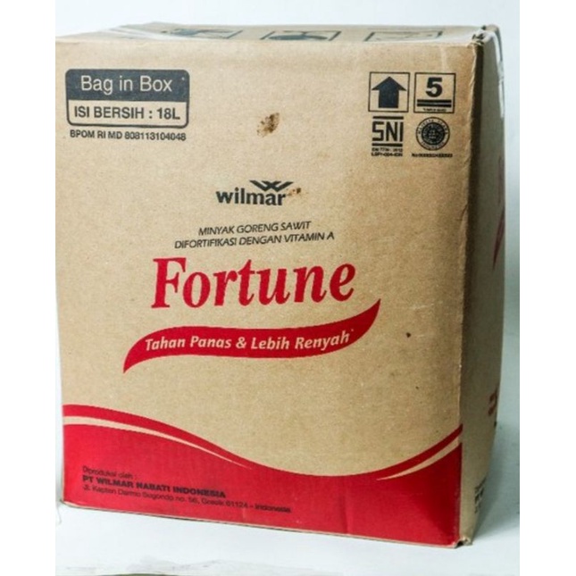 Jual Minyak Goreng Fortune 18 liter BIB | Shopee Indonesia
