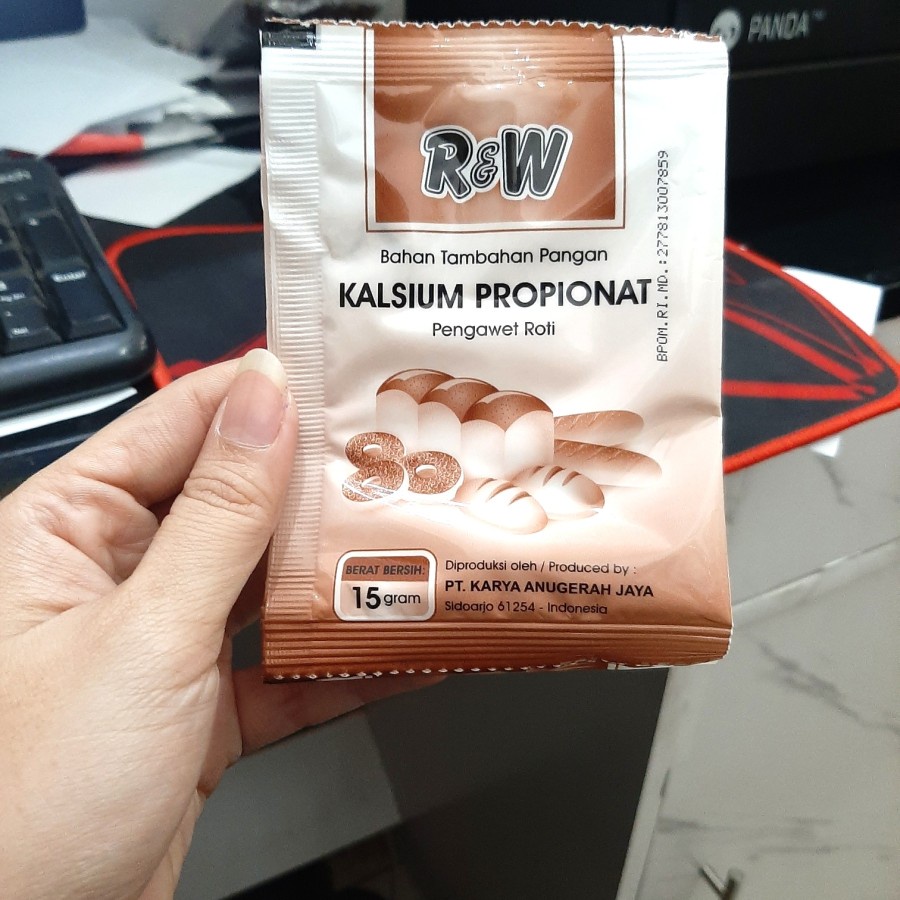 Jual Rajawali R&W Kalsium Propionate Pengawet Roti Sachet 15gr | Shopee ...