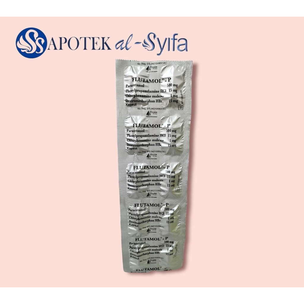 Jual Flutamol obat demam batuk pilek (1 strip isi 10 tablet) | Shopee