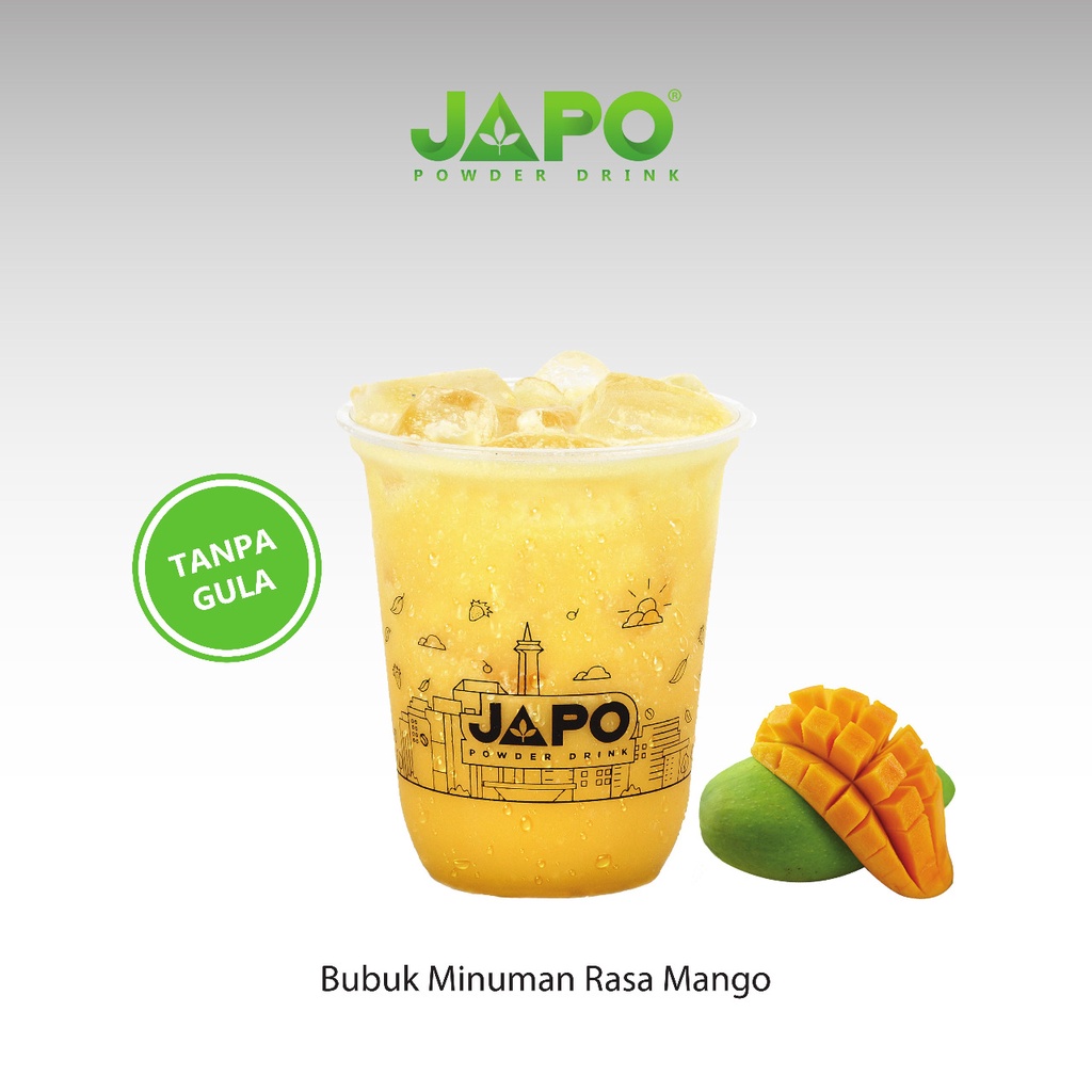 Jual JAPO Bubuk MInuman Mango Plain 1 Kg | Shopee Indonesia