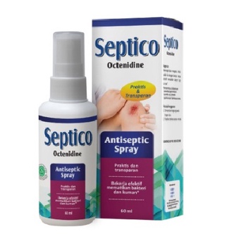 Jual Septico Antiseptic Spray 60ml/Antiseptic Octenidine/antiseptic ...