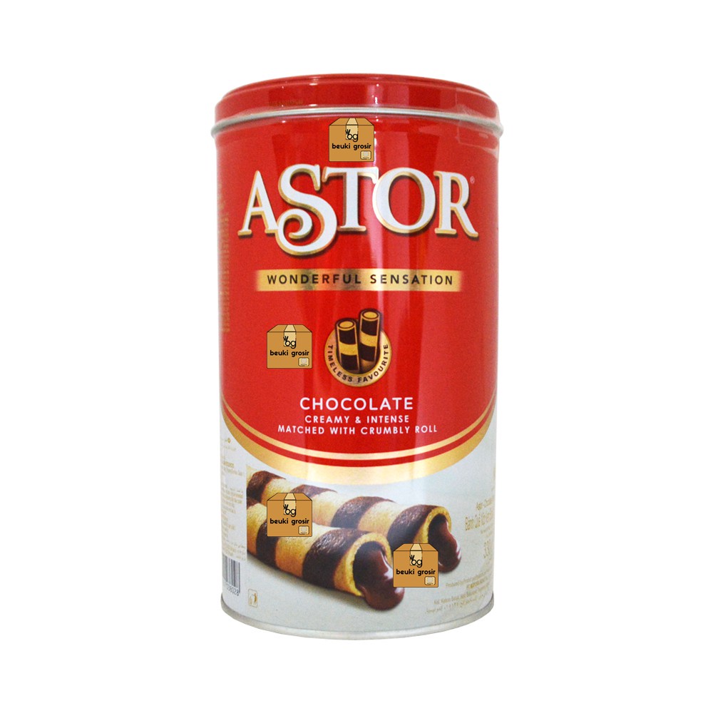 Jual Astor Wafer Stick Cokelat Kaleng 330 Gr Shopee Indonesia