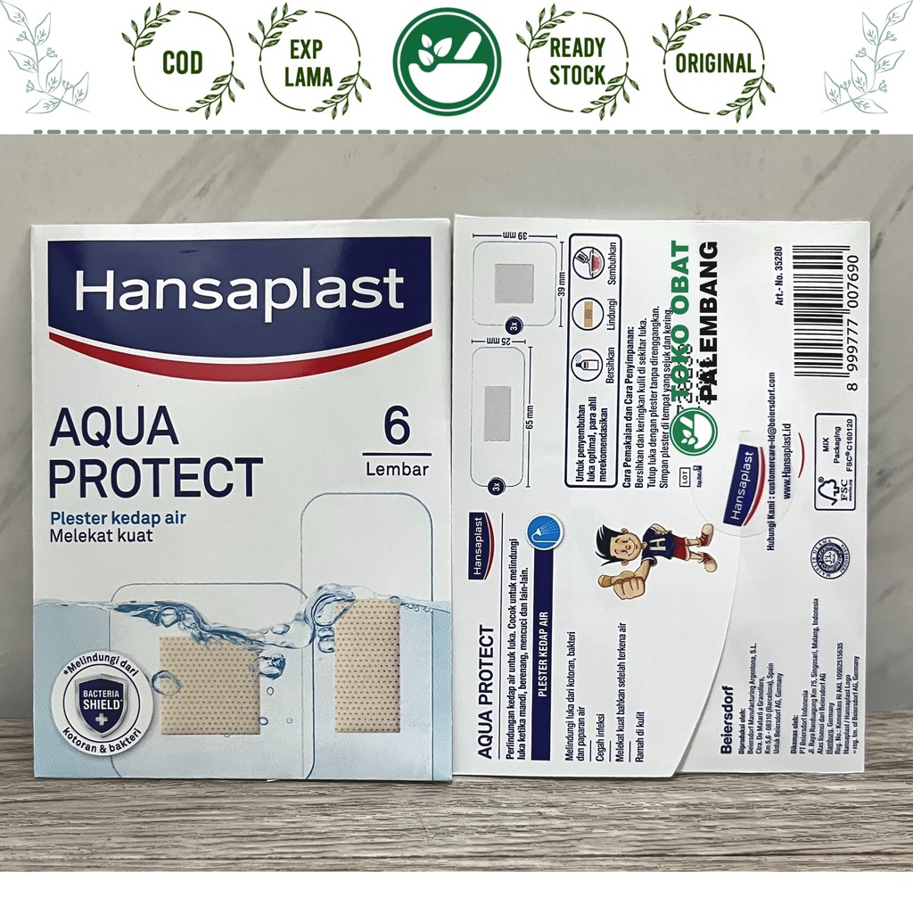 Jual HANSAPLAST AQUA PROTECT 6 LEMBAR PLASTER KEDAP AIR TAHAN AIR ...