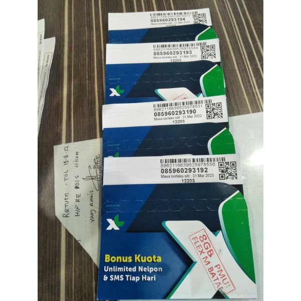 Jual Kartu Perdana Xl 8gb Area Batam Siap Pake Masa Pajang Kartu Sampai