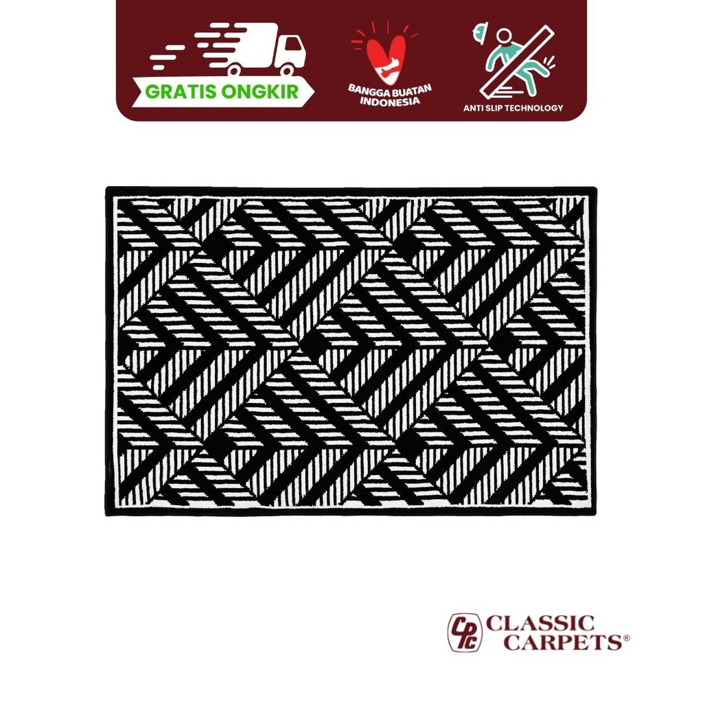 Jual Classic Carpets Karpet Modern Minimalis Anti Slip Classic