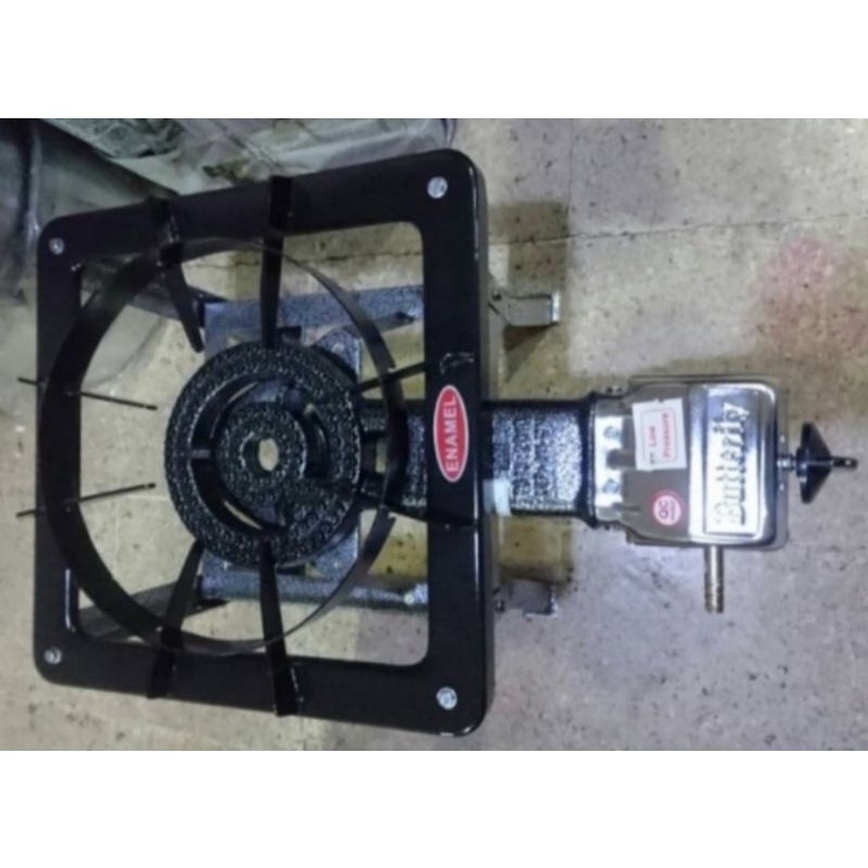 Jual kompor gas komersil 21a butterfly plus rangka knockdown 32cm ...