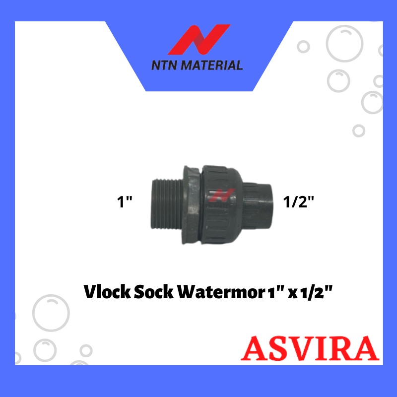 Jual Vlock Sock Watermor/Watermur/Union Socket Asvira 1
