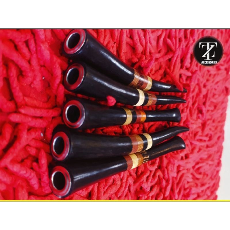 Jual Once pipa rokok kayu galih kelor hitam kombinasi lengkung | Shopee ...