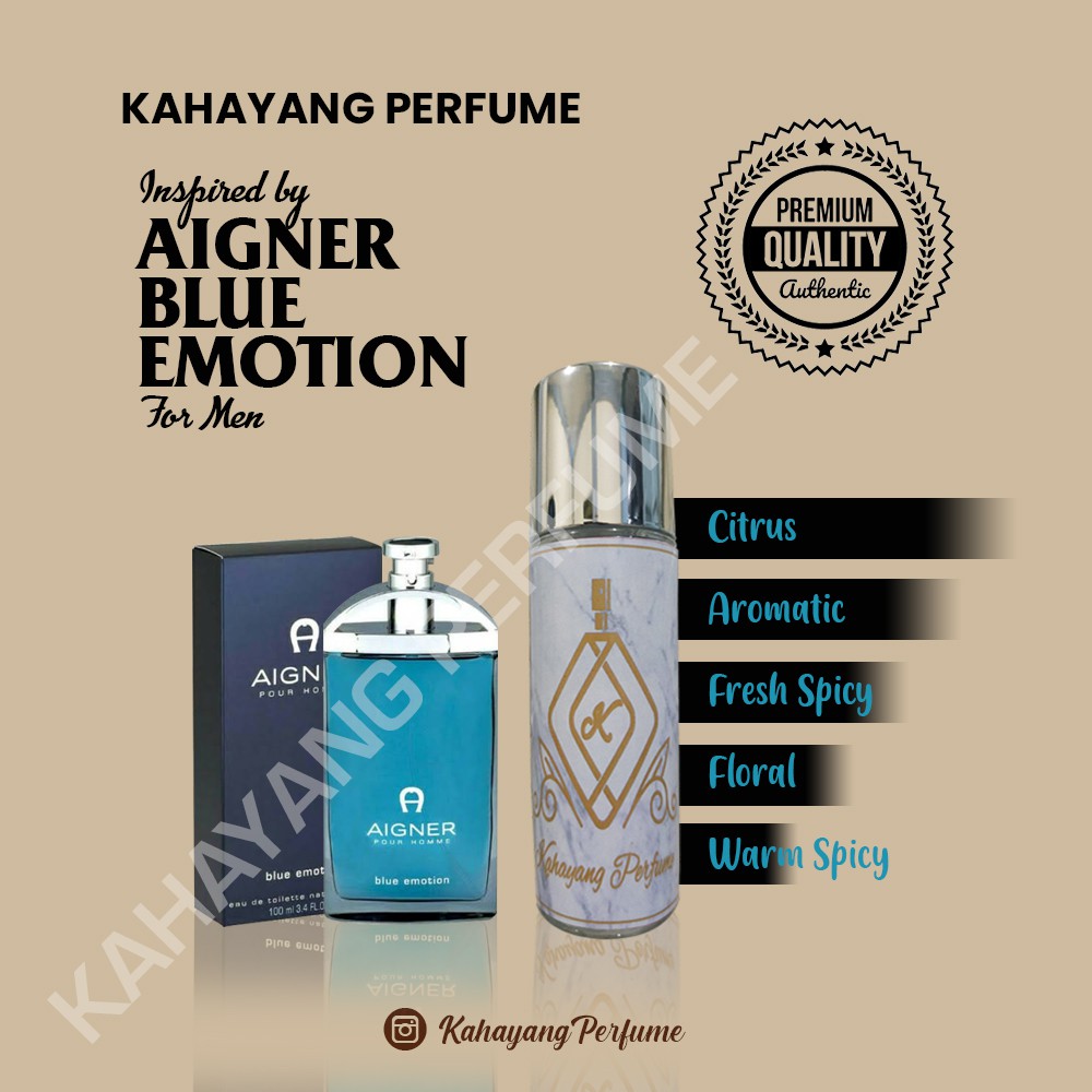 PARFUM PRIA PERFUME PARFUM AIGNER BLUE EMOTION MINYAK WANGI PRIA PARFUM PRIA NON ALKOHOL BEST SELLER