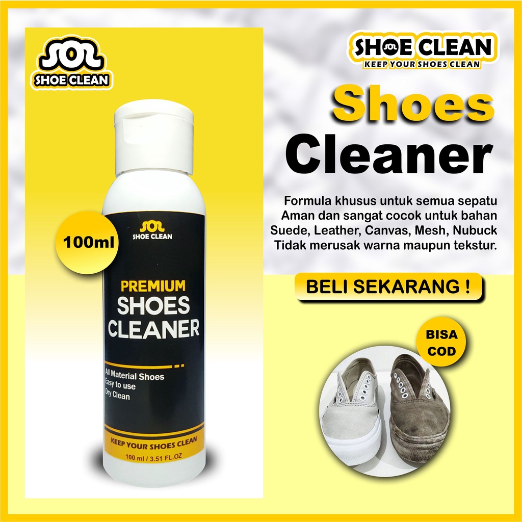 Jual Sabun Pembersih Sepatu Shoe Cleaner 100ml | Shopee Indonesia