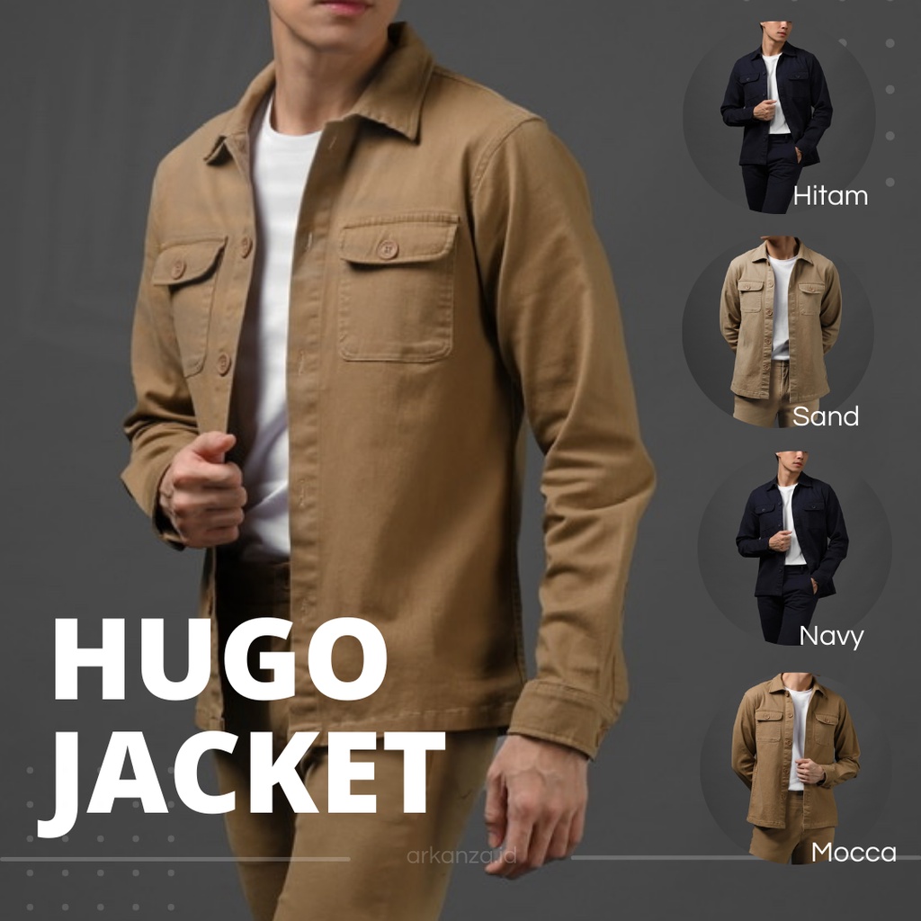 Jual HUGO JAKET / JAKET PRIA MODERN | Shopee Indonesia