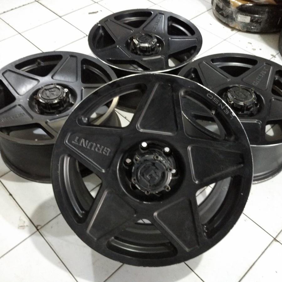 Jual velg mobil racing second ring 20x9 pcd 6x139 warna hitam cocok di ...