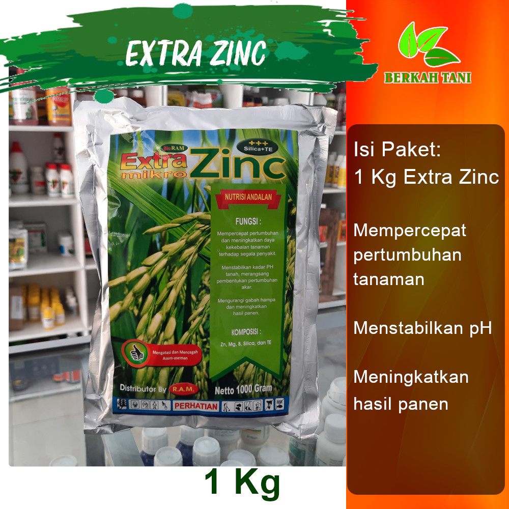 Jual Extra Zinc 1 Kg Pencegah Asam Asam Padi | Shopee Indonesia