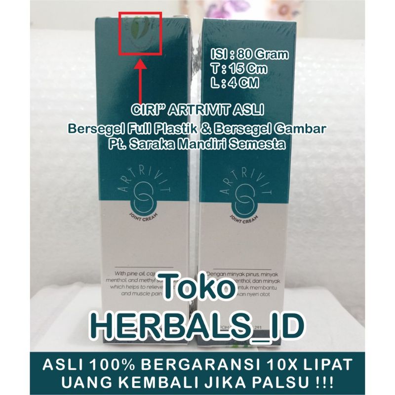 Jual Artrivit Asli Original Obat Cream Atasi Nyeri Sendi Tulang Dan ...