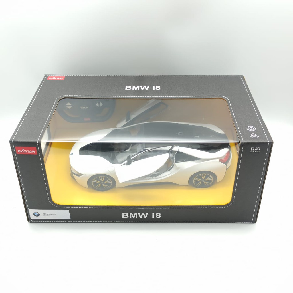 BMW I8 1:14 Op Afstandsbediening – 2,4 GHz, Officieel Gelicentieerd, 1 Uur Speeltijd, 11 Km/u, Met LED-verlichting