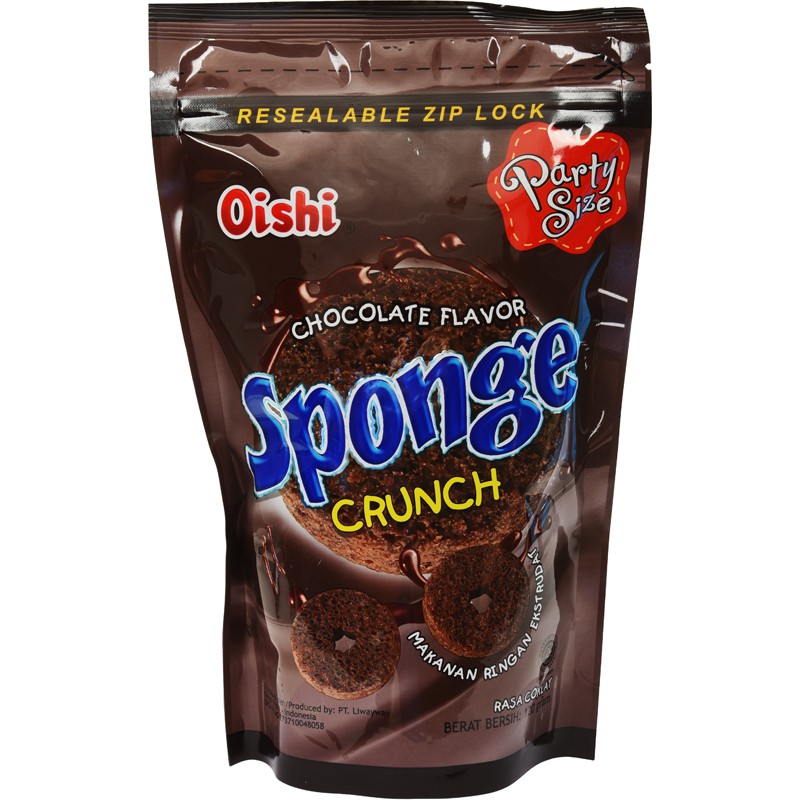 Jual Oishi Sponge Crunch Coklat G Shopee Indonesia