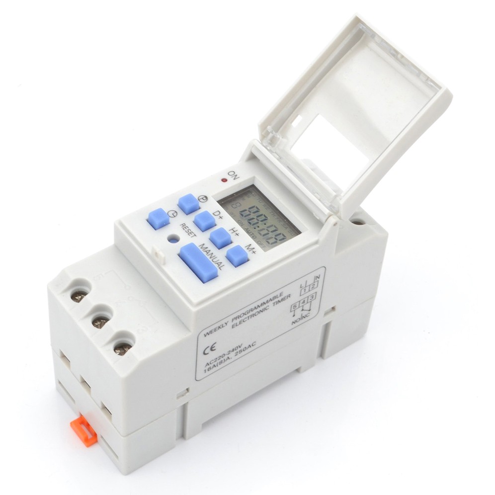 Jual Taffware Time Switch Relay 16A 220V 2000W / Timer Listrik Shopee