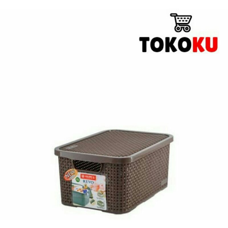 Jual KERANJANG KOTAK SERBAGUNA TUTUP/REVO STORAGE 7 LITER CA-12 LION ...