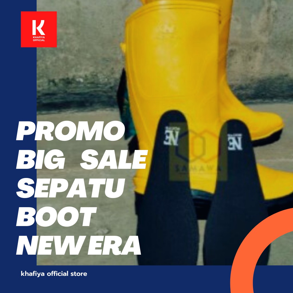 Jual Sepatu Boot New Era Cocok Untuk Apd Proyek Anti Air Anti