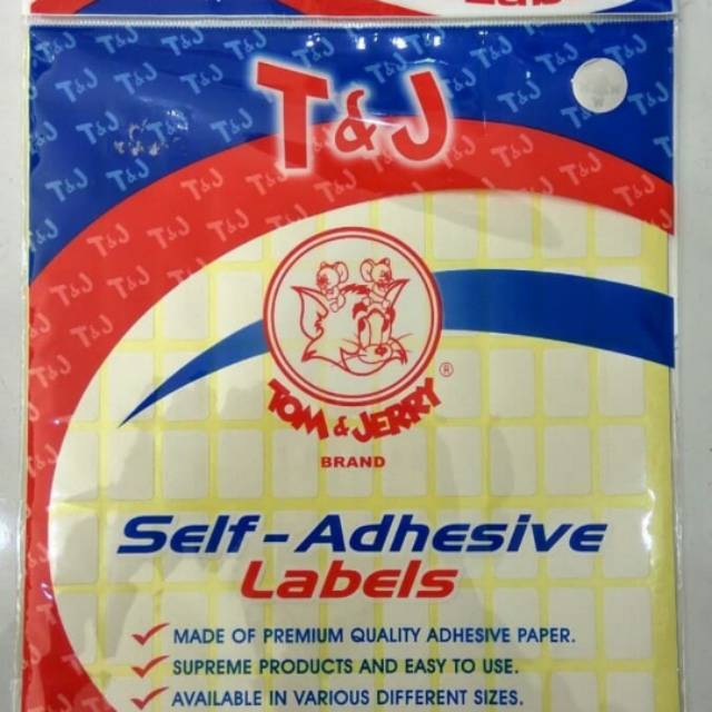 Jual Label Sticker Tom & Jerry 111 T&J Label | Shopee Indonesia