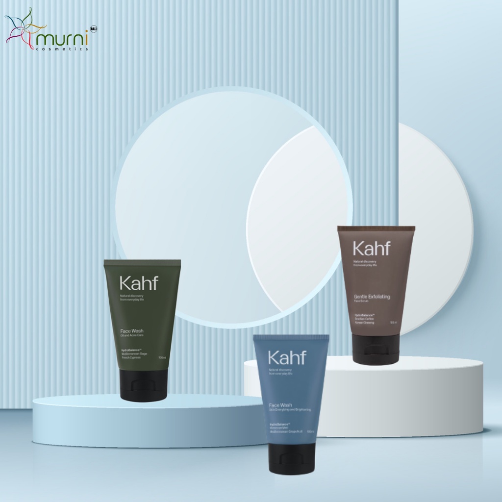 Jual Kahf Face Wash 100 mL , 50ml FACE SCRUB Shopee Indonesia