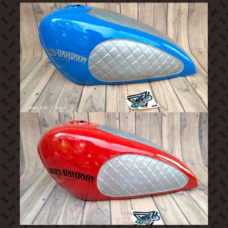 Jual Tangki Custom Harley Tangki Custom Cobra Motif Tangki Mentah ...