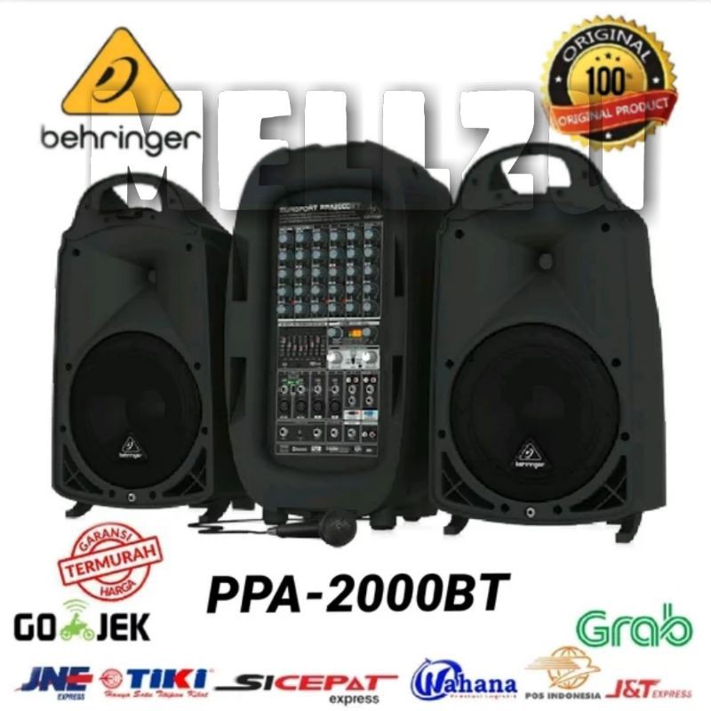 Jual Speaker Portable System Behringer Europort PPA 2000 BT Original