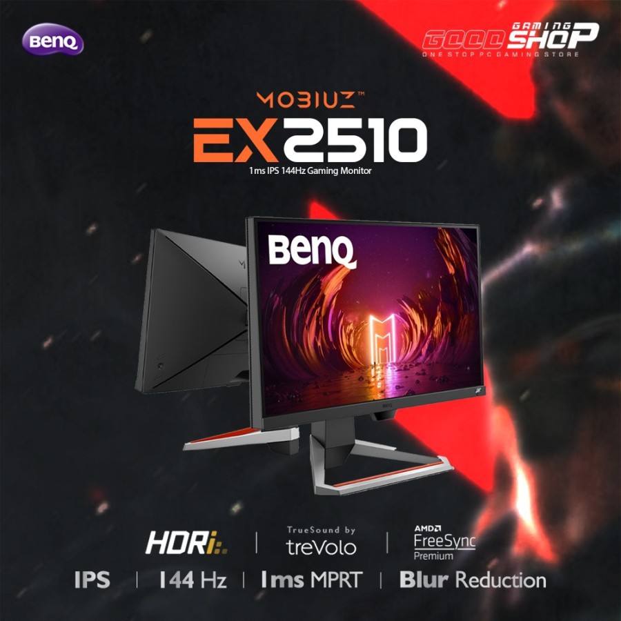 Jual Monitor 144Hz BenQ MOBIUZ EX2510 / EX-2510 24.5 inch 1ms IPS HDR ...