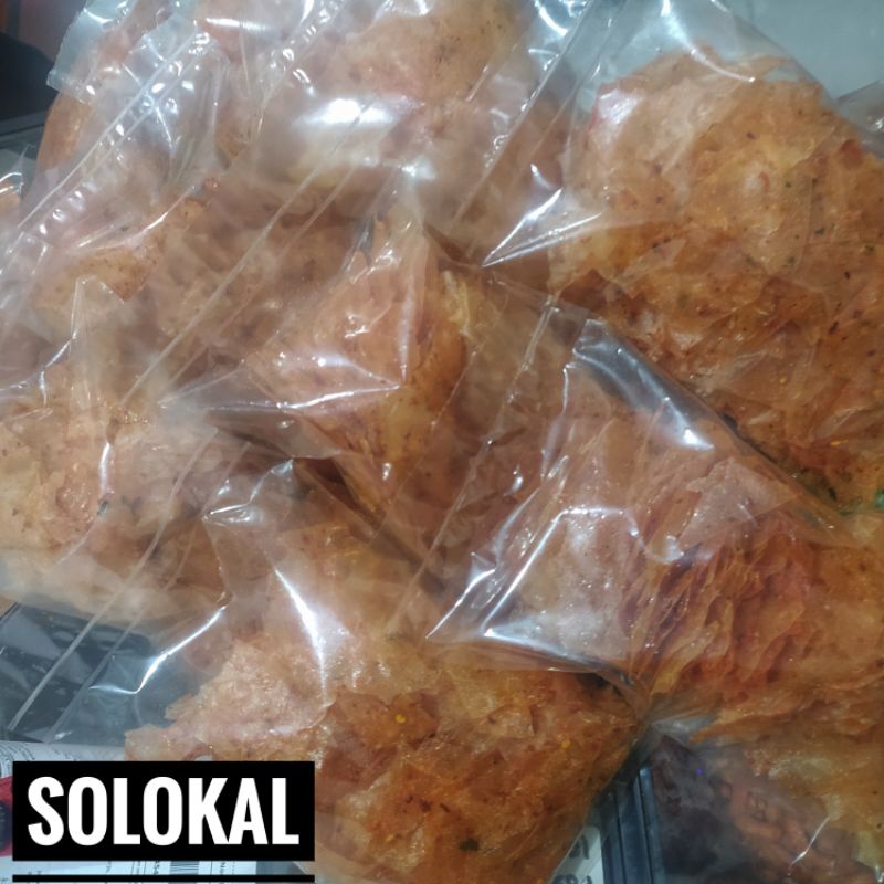 Jual 100gram PIKCA Keripik Kaca Rasa Pedas Cabe dan Original Renyah ...