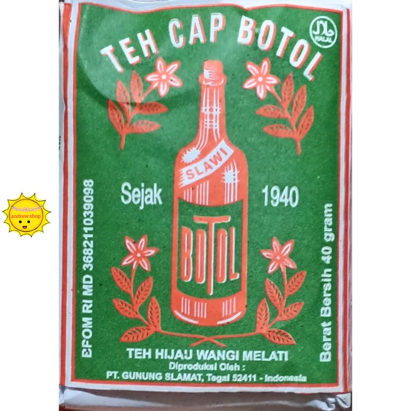 Jual Teh Cap Botol 40gr Shopee Indonesia