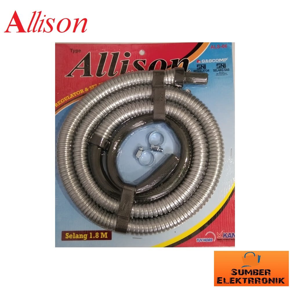 Jual Selang Gas Spiral Allison 1.8 Meter ORI | Shopee Indonesia