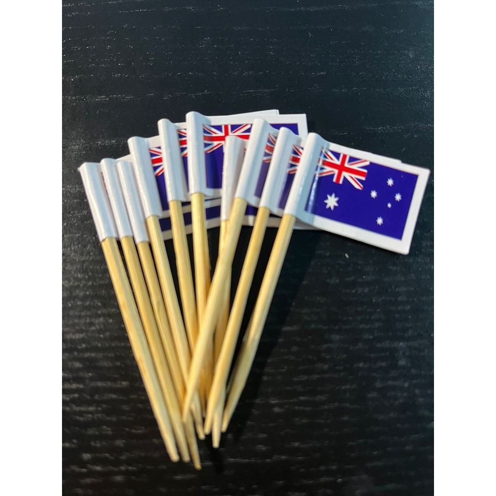 Jual Pc Tusuk Gigi Bendera Australia Tooper Cake Hiasan Kue Tusuk