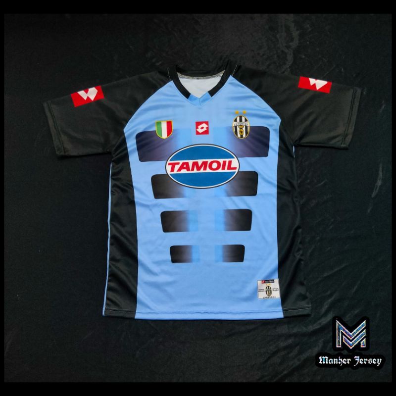 Jual Jersey Kiper GK Juventus 2002 2003 Retro Full Printing Custom
