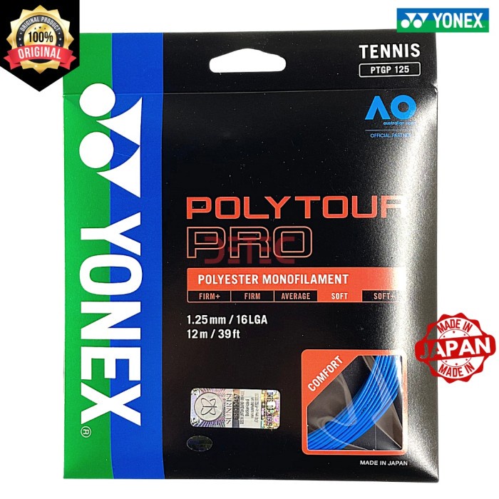 Jual Yonex POLYTOUR PRO 125 senar racket tenis - BLUE | Shopee Indonesia