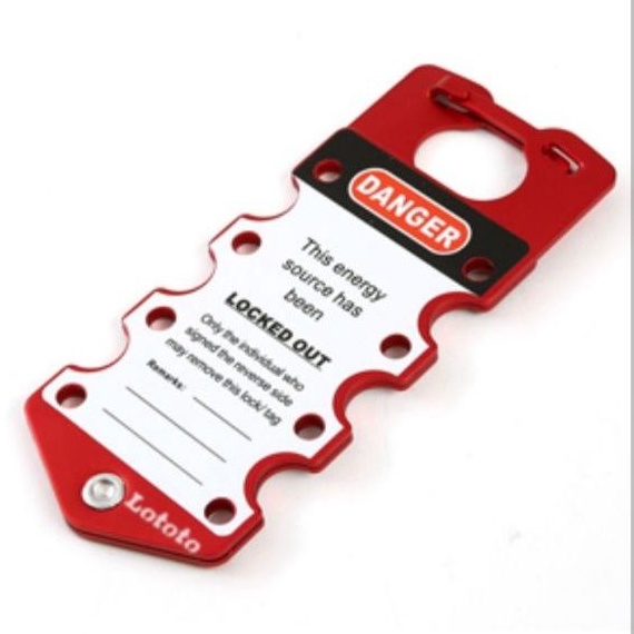 Jual LOTOTO L427 Safety Lockout Tagout Labeled Snap-On HASP | Shopee ...