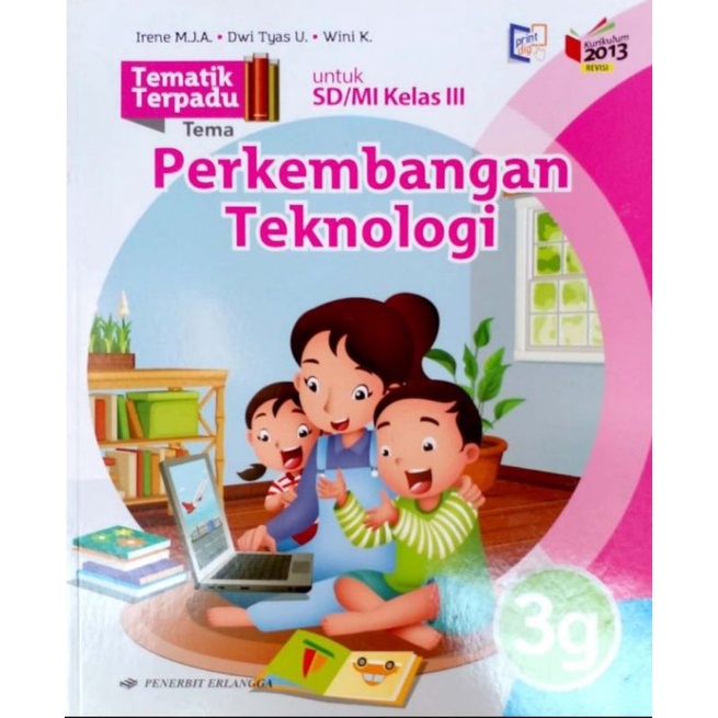 Jual Buku Tematik Terpadu Jilid Tokoh Dan Penemuan Untuk SD/MI Kelas 3 ...