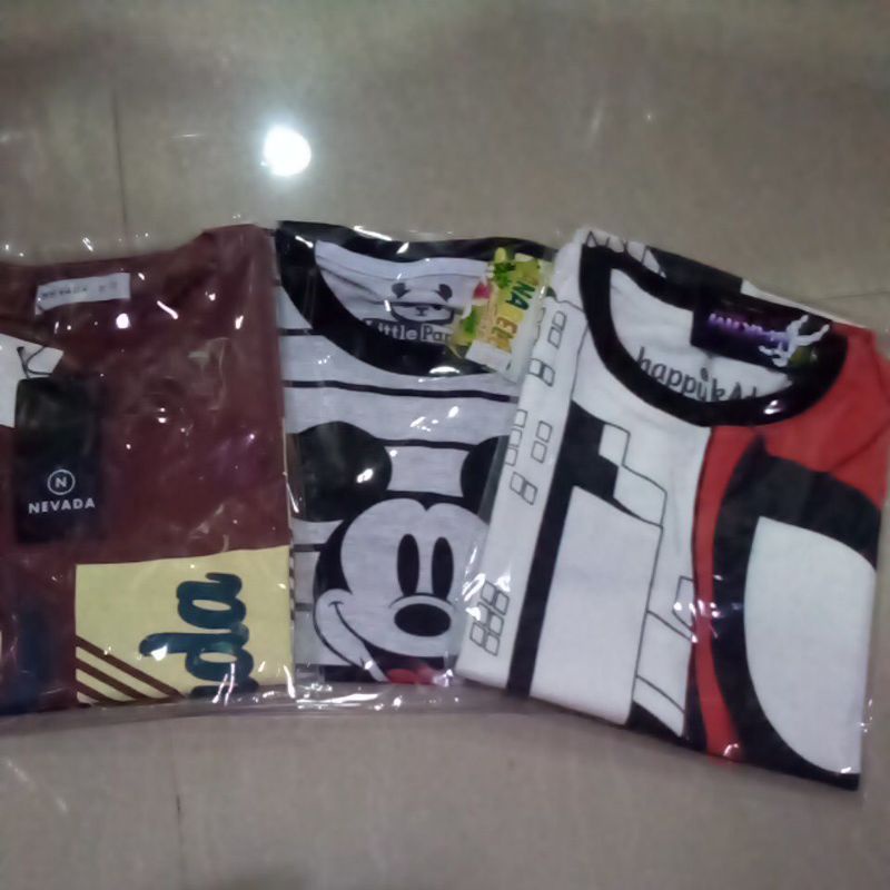 Jual Paket Kaos Per 3 Pcs | Shopee Indonesia