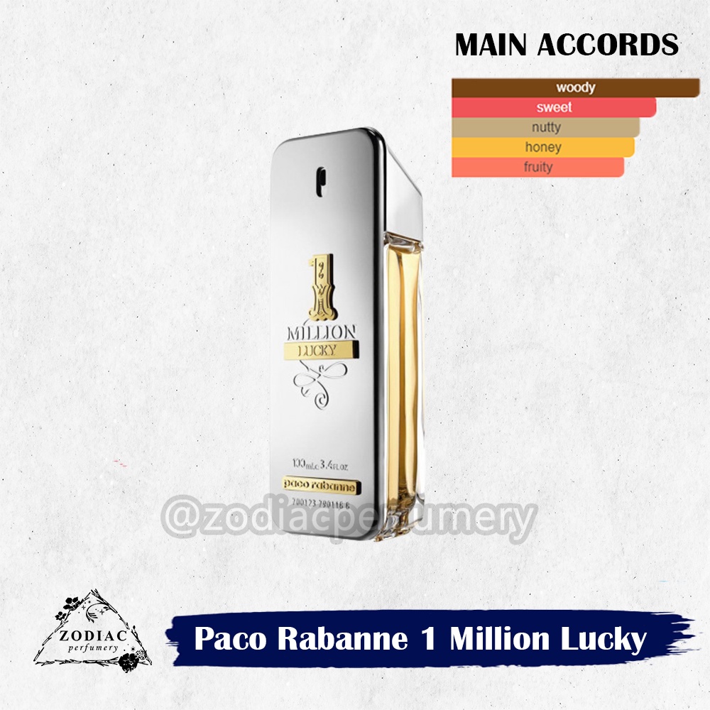 Jual Paco Rabanne 1 One Million Lucky Edt 100ml 100 Original Shopee Indonesia 9332