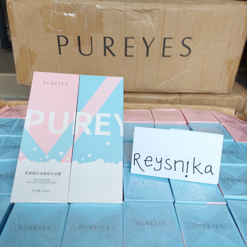 Jual ORIGINAL | READY Pureyes Cream Mousse Body Wash Shower Bath ...